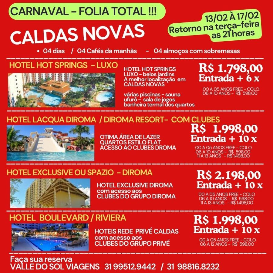 CALDAS NOVAS -  CARNAVAL 2026